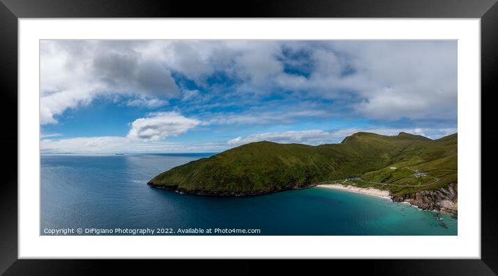 Keep Bay Panorama Framed Mounted Print by DiFigiano Photography