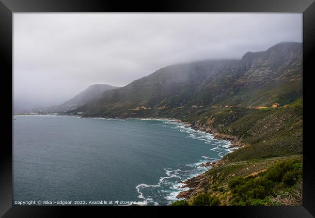 Landscape, Cape Town, Atlantic seaboard, South Africa Framed Print by Rika Hodgson