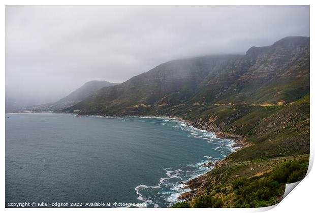 Landscape, Cape Town, Atlantic seaboard, South Africa Print by Rika Hodgson