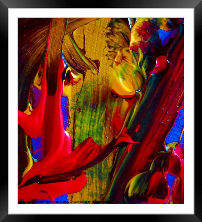 Abstract 307 Framed Mounted Print by Stephanie Moore