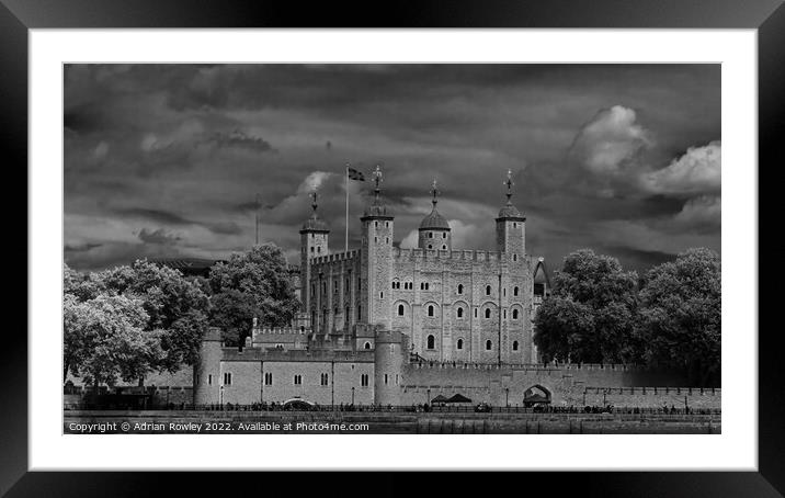 The Tower Framed Mounted Print by Adrian Rowley