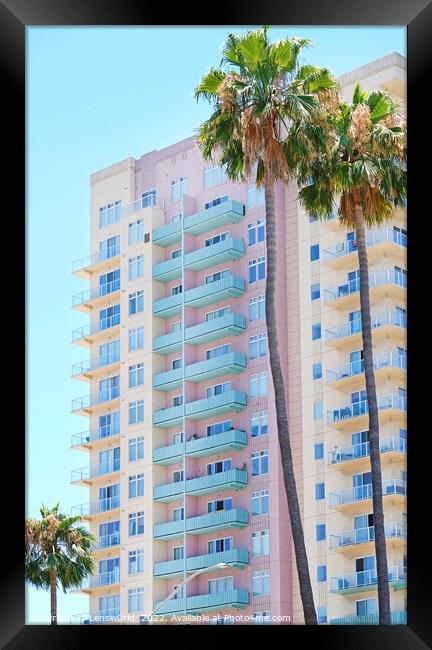 Pastel tones at Long Beach, Los Angeles Framed Print by Lensw0rld 