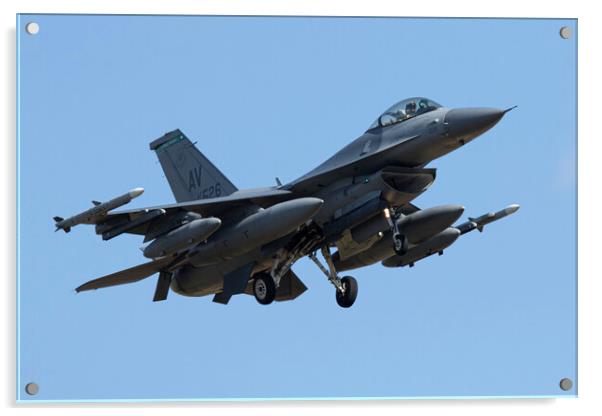 F-16CM Fighting Falcon Acrylic by J Biggadike