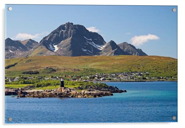 Lofoten Landscape Norway Acrylic by Martyn Arnold