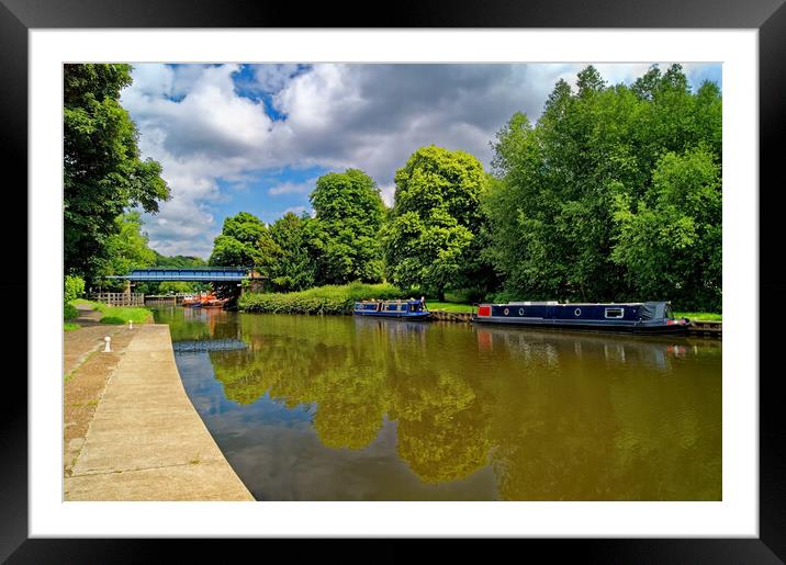 Sprotbrough Canal  Framed Mounted Print by Darren Galpin