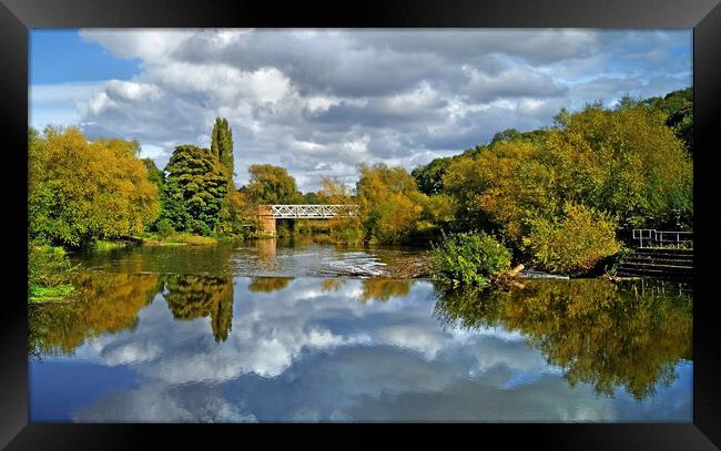 River Don at Sprotbrough Framed Print by Darren Galpin