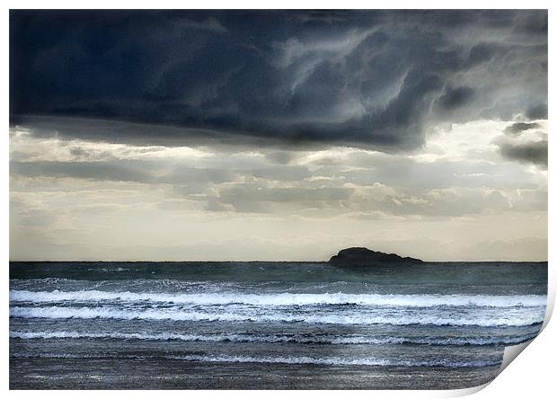 NIGHT CLOUDS OVER WHITESANDS #2 Print by Anthony R Dudley (LRPS)
