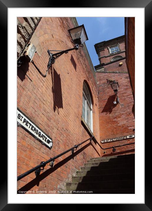 Stockport Underbank Urban Staircase, England Framed Mounted Print by Imladris 
