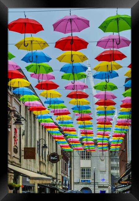 The Colourful Neurodiversity of Cardiff Framed Print by Steve Purnell