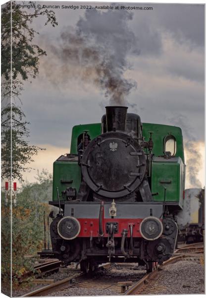  4015 Karels steam train at Avon Valley Railway Canvas Print by Duncan Savidge
