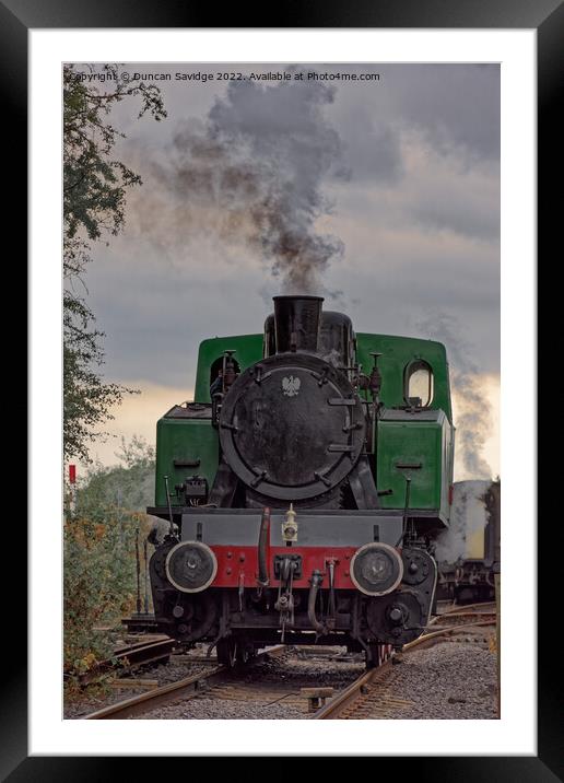  4015 Karels steam train at Avon Valley Railway Framed Mounted Print by Duncan Savidge