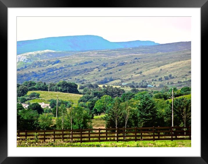 Misty Hills of Donegal Framed Mounted Print by Stephanie Moore
