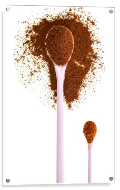Cinnamon Ground Powder Acrylic by Antonio Ribeiro
