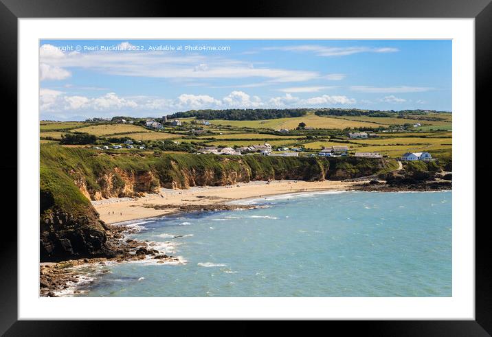 Church Bay Beach Anglesey Coast Framed Mounted Print by Pearl Bucknall