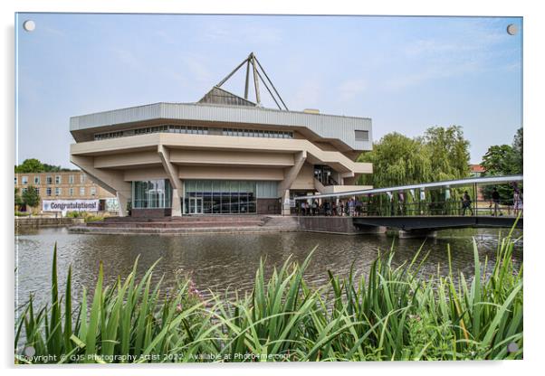 Central Hall Graduation Building  Acrylic by GJS Photography Artist