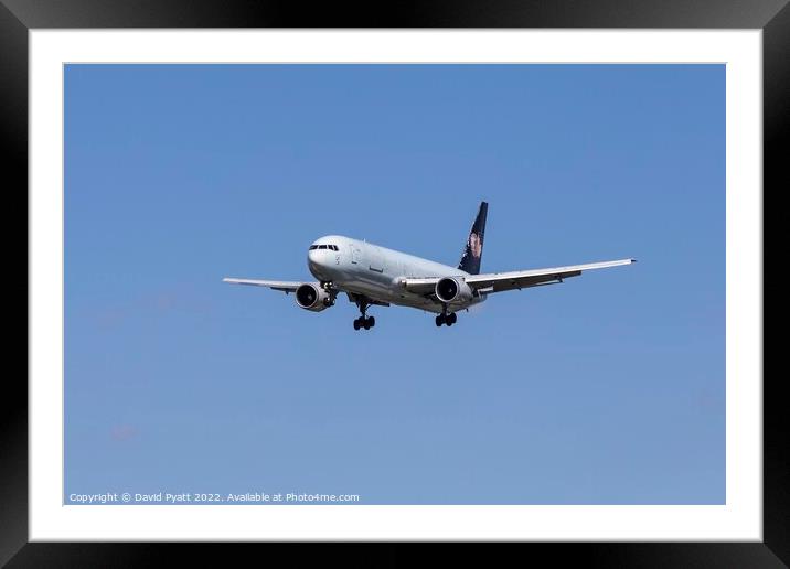 CargoJet Airways Boeing 767-375 Framed Mounted Print by David Pyatt
