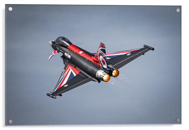 RAF Typhoon Blackjack Acrylic by J Biggadike