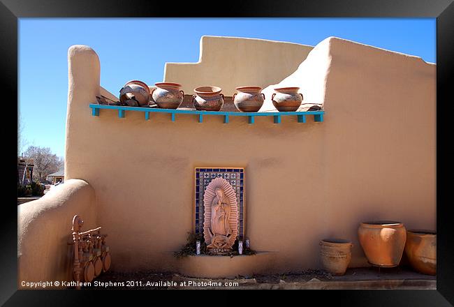 Our Lady of Gruadalupe Shrine Framed Print by Kathleen Stephens