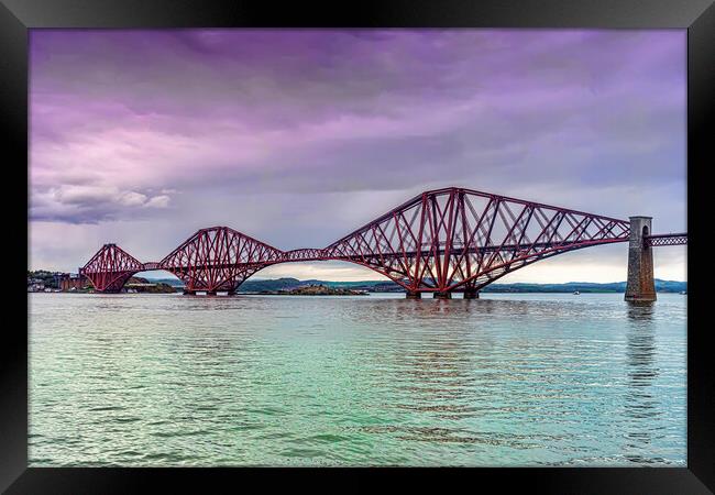 Forth Bridge Framed Print by Valerie Paterson