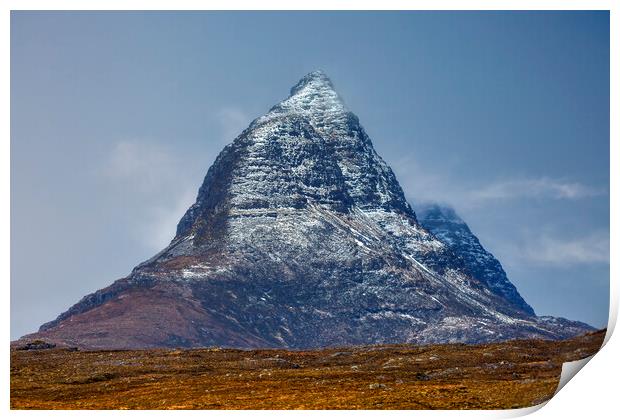 Suilven from the Southeast Print by Derek Beattie