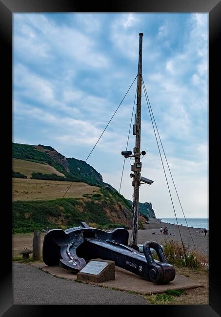 Anchor at Branscombe Framed Print by Joyce Storey