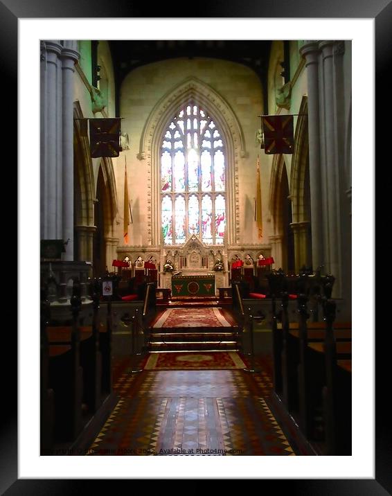 Beautiful Church Interior Framed Mounted Print by Stephanie Moore