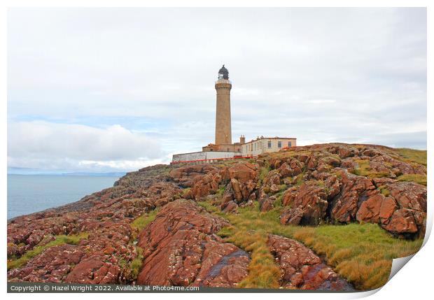 Majestic Ardnamurchan Lighthouse Print by Hazel Wright