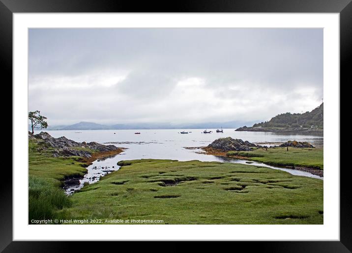 Sound of Arisaig from Glenuig Framed Mounted Print by Hazel Wright