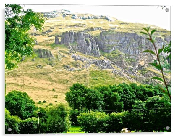 Another view of Poisoned Glen Acrylic by Stephanie Moore