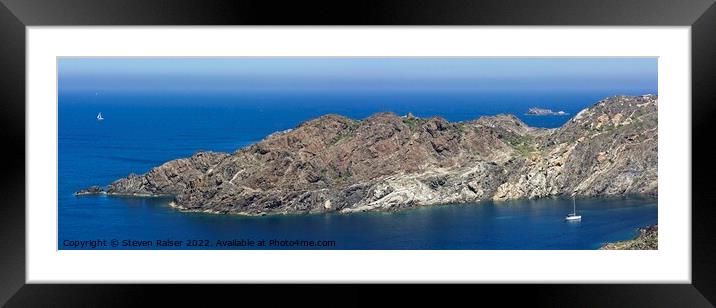 Cap de Creus - Spain - Panorama Framed Mounted Print by Steven Ralser