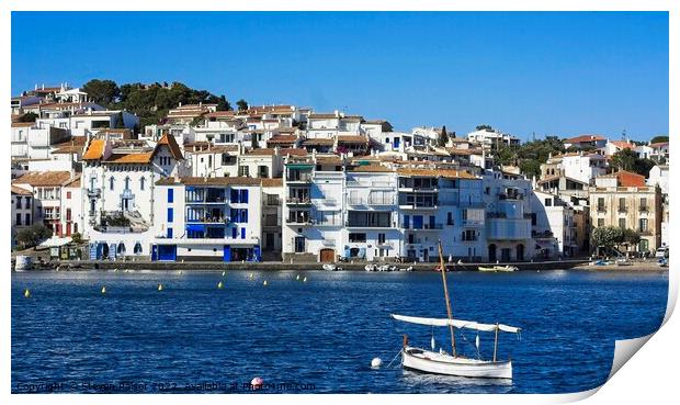 Cadaques foreshore, Spain  Print by Steven Ralser