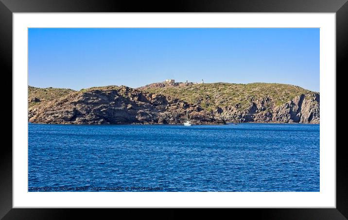 Cap de Creus Lighthouse 2, Spain Framed Mounted Print by Steven Ralser