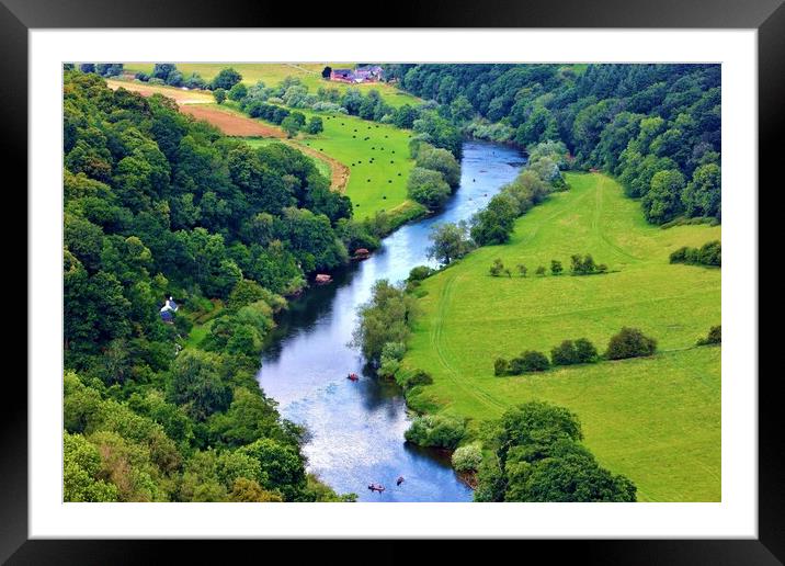 River Wye Framed Mounted Print by Susan Snow
