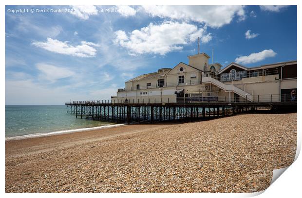 Bognor Regis Pier Print by Derek Daniel