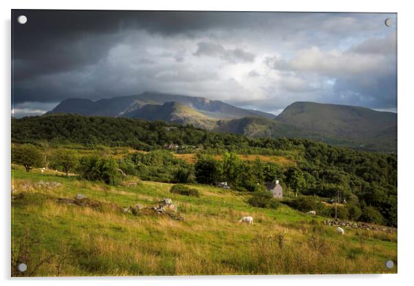 Snowdonia in North Wales Acrylic by Leighton Collins