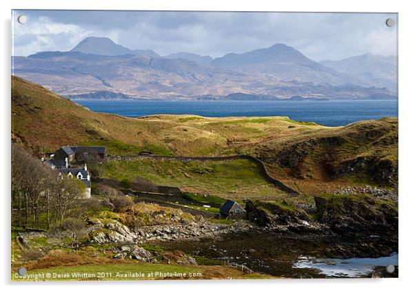 Tormore House, Isle of Skye Acrylic by Derek Whitton
