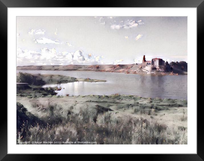 Tranquil Oasis in Northern Spain Framed Mounted Print by Roger Mechan