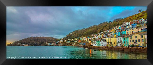 Dartmouth Panorama  Framed Print by Ian Stone