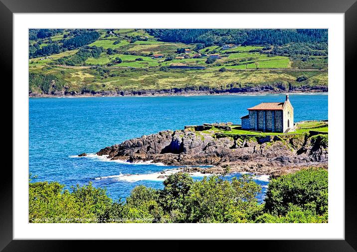 The Serene Beauty of Basque Country Framed Mounted Print by Roger Mechan