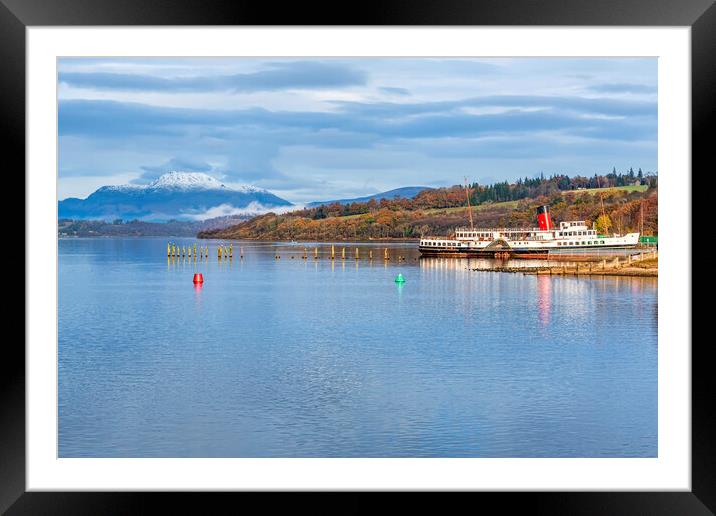 The Maid of the Loch  Framed Mounted Print by Valerie Paterson