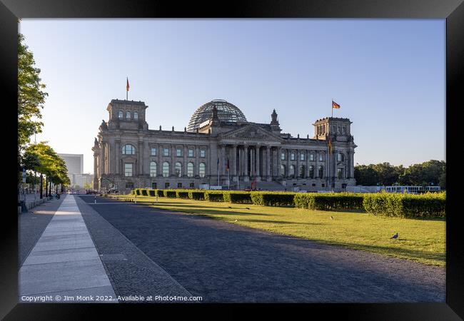Reichstag Building Framed Print by Jim Monk