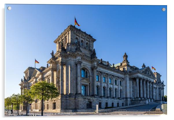 The Reichstag building Acrylic by Jim Monk