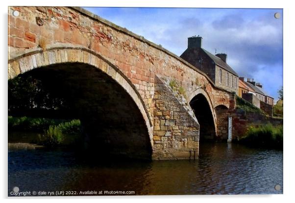 haddington bridge Acrylic by dale rys (LP)