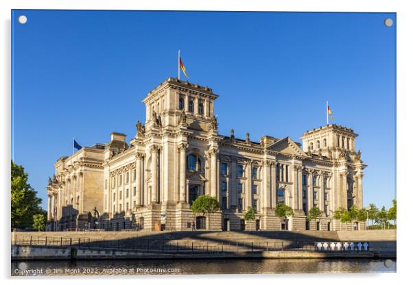 The Reichstag over the River Spree Acrylic by Jim Monk