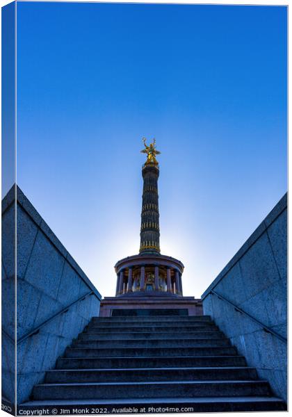 The Berlin Siegessaeule (Victory Column)  Canvas Print by Jim Monk