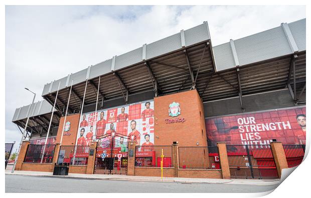 The Kop stand Print by Jason Wells