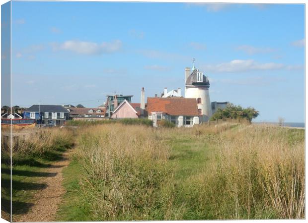 The Old Lighthouse at Southwold Canvas Print by Simon Hill