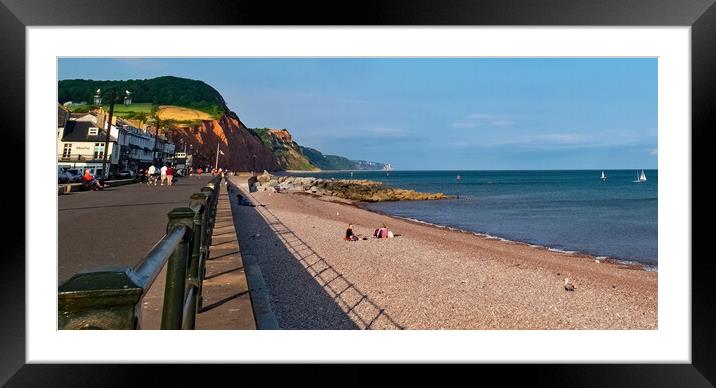 Early Evening in Sidmouth Framed Mounted Print by Joyce Storey