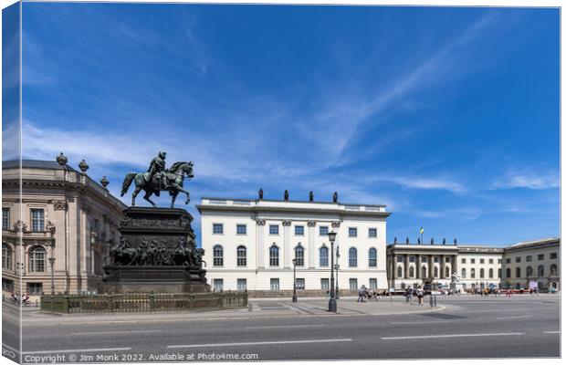 Frederick the Great, Berlin Canvas Print by Jim Monk