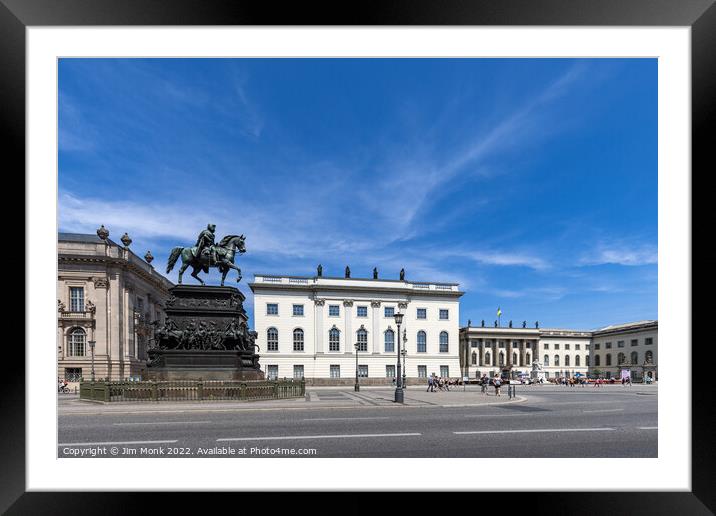 Frederick the Great, Berlin Framed Mounted Print by Jim Monk